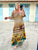 Taupe Tuscan Silk Sunflower Dress