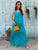 Ocean Mirage Pure Silk Maxi Dress