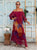 Rouge Botanique Silk Maxi Dress