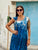 Sapphire Meadow Sparkle Maxi Dress - Love my Body