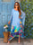 Bleu d’Été Silk Kaftan