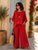Rosso Riviera Linen & Silk Trim Co-ord