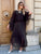 Mocha Riviera Luxe Layered Pure Silk Maxi Dress
