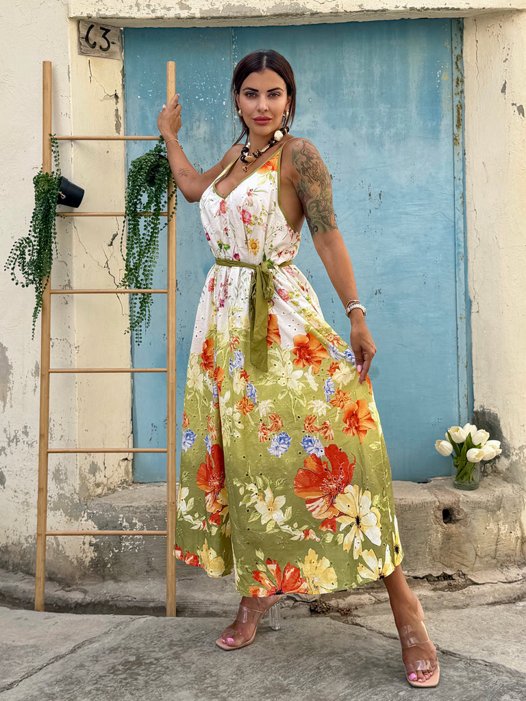 Verdant Bloom Broderie Dress - Love my Body