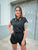 Midnight Sparkle Embellished Playsuit