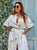 Luna Gold Embroidered Shirt Dress