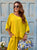 Golden Soleil Serena Linen & Silk Trim Co-Ord Set