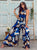 The Capri Bleu Halter Jumpsuit