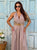 Eloise Mink Halter Maxi Dress
