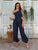 Navy Escape Balloon Jumpsuit