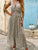 Maison Étoile Embroidered Luxe Maxi Dress - Taupe