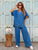Luce d’Oro Pure Linen Co-Ord - Azure