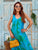 Ocean Mirage Pure Silk Maxi Dress
