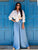 Powder Airflow Viscose Trousers