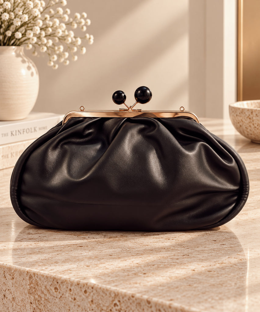 The Black Bellamonte Luxe Clutch