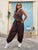 Mocha Cocoon Luxe Double-Layered Cotton Balloon Trousers