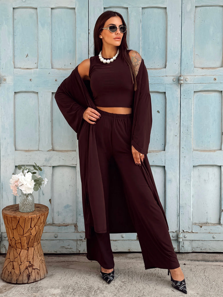Rivoli Three-Piece Set - Chocolat