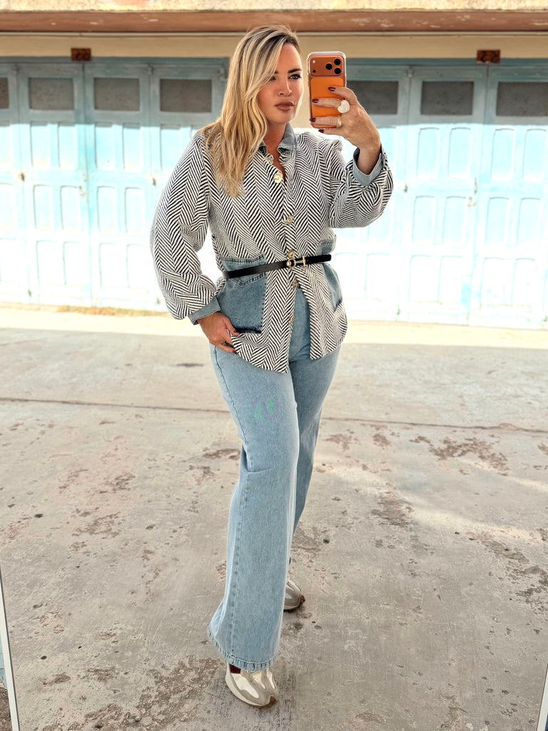 Vienna Denim Duo Set