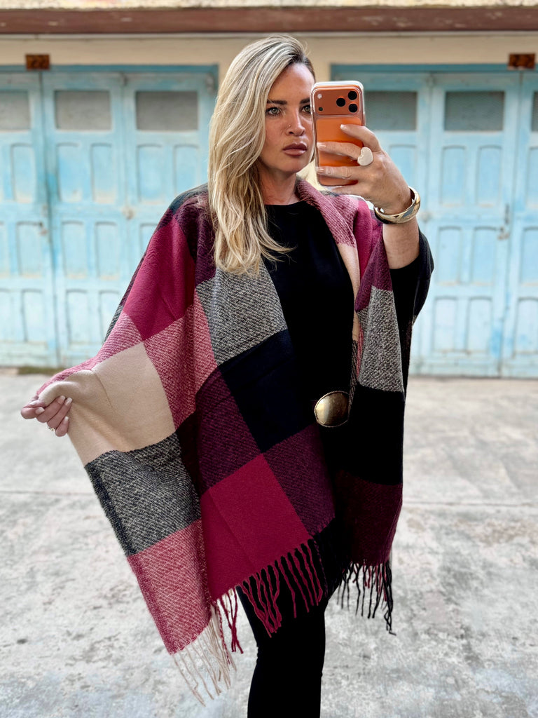 Berry Berry Poncho