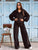 Vaucluse Velour Co-ord Black - Plus size