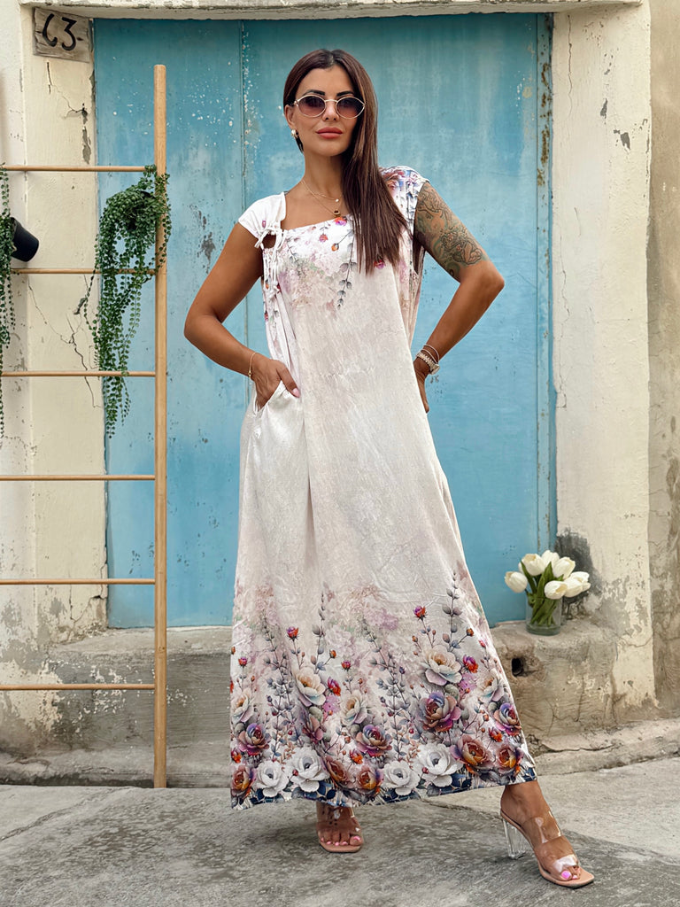Blush Meadow Sparkle Maxi Dress - Love my Body