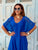Royal Capri Silk Dress
