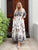 Black and Beige Grecian Shirt Dress