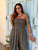Khaki Amara Bandeau Jumpsuit