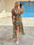 Yellow and Blue Boho Dress