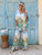 Jardin de Luxe Viscose Co-Ord - Bleu