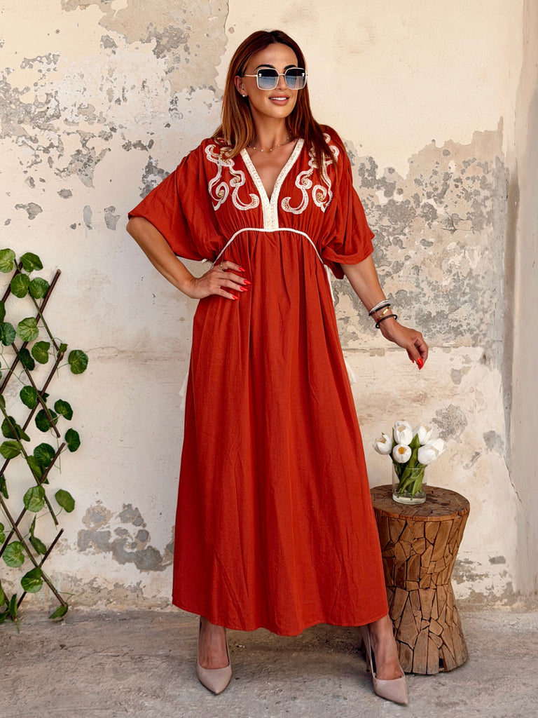 Terra Sol Luxe Kaftan Style Dress