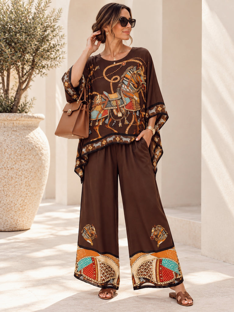 The Choco Cavalleria Luxe Co-Ord - Luce Collection
