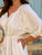 Elara Broderie Sleeve Midi Dress