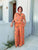 Burnt Orange Pure Linen Set