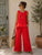 Rosso Luna Mare Linen & Silk Co-Ord