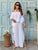 Santorini Grace Viscose Co-Ord - White