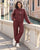 Bellrive Oversized Tracksuit - Burgundy