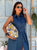 Capri Bleu Shirt Dress
