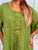 Fleur de Lin Pure Linen Maxi Dress - Verde