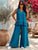 Petrol Belle Pure Linen Broderie Co-Ord