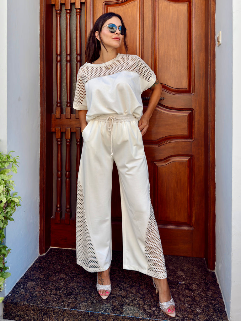Ivory Mesh Luxe Set