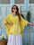 Limoncello Fleur Silk Embroidered Kaftan