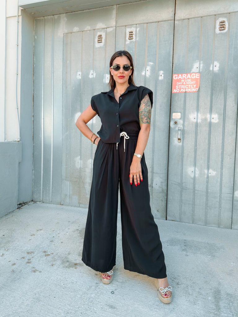 Black Mija Co-ord Set