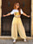 Lemon Balloon Sheer Trousers