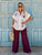 Berry Muse Wide-Leg Trousers