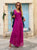 Fuchsia Soie Luxe Pure Silk Maxi Dress