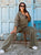 The Khaki Varenne Premium Tracksuit - Bougie Collection