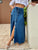 Harper Denim Maxi Skirt - Dark Blue