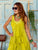 Limoncello Pure Silk Ruffle Dress