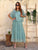 Celeste Fleur Silk Embroidered Dress